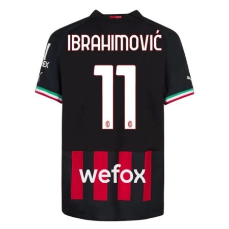 Camisolas de Futebol AC Milan 2022-23 Zlatan Ibrahimović 11 Principal